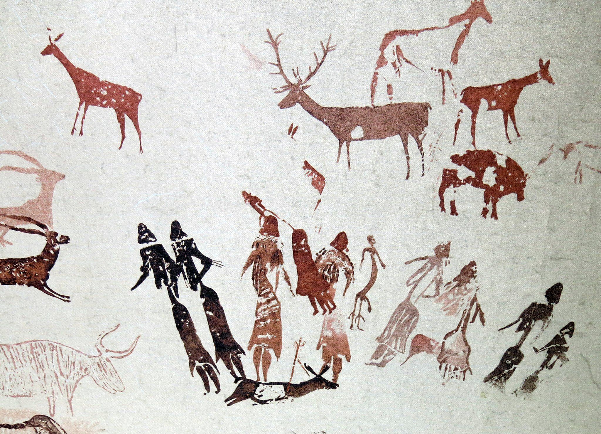 Pintures rupestres a la roca dels Moros del Cogul