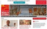 Captura de pantalla de la pàgina d'inici del web de l'Institut de Nova Història Captura de pantalla de la pàgina d'inici del web de l'Institut de Nova Història