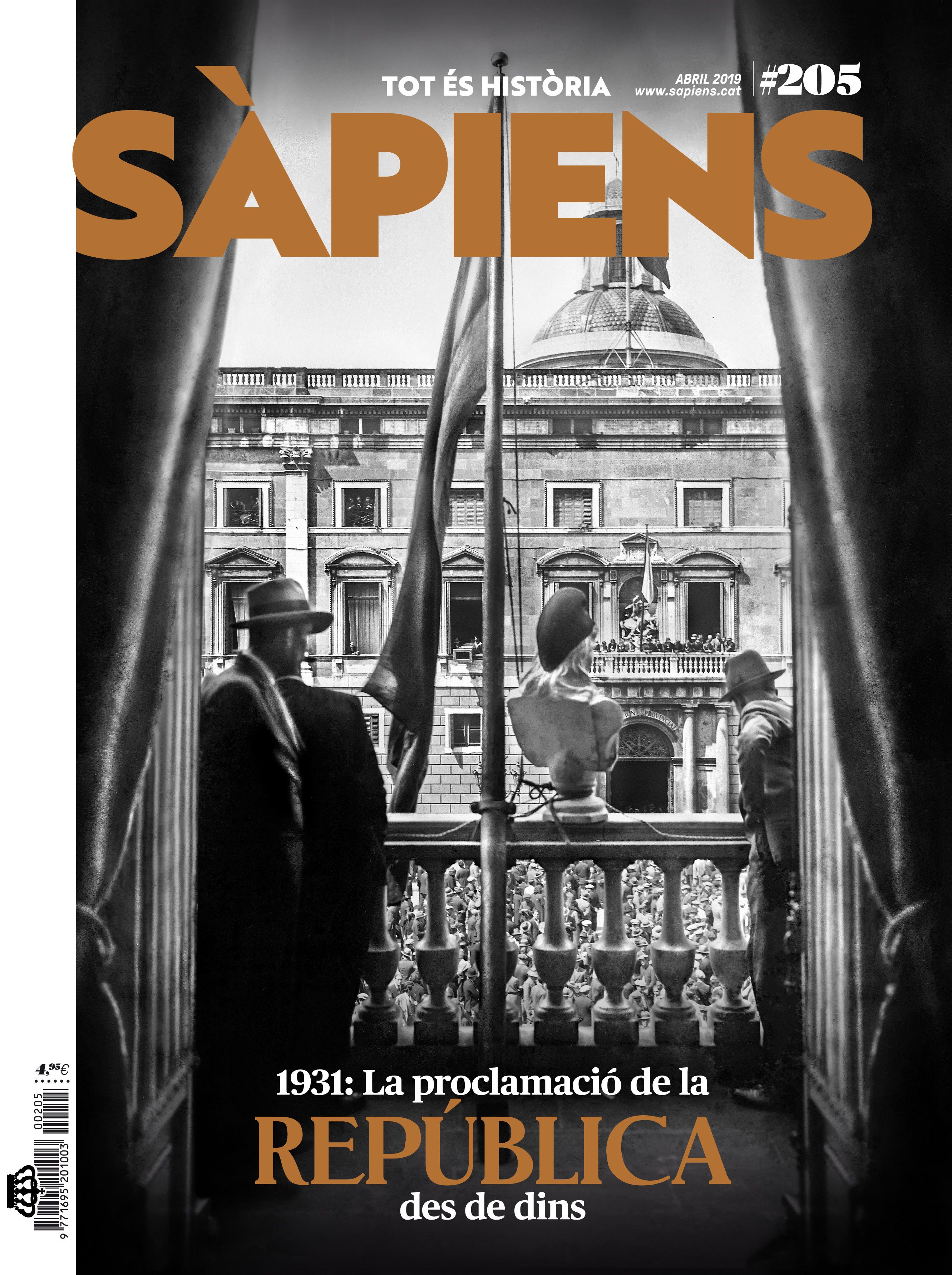 Portada del número 205 del SÀPIENS (abril 2019)