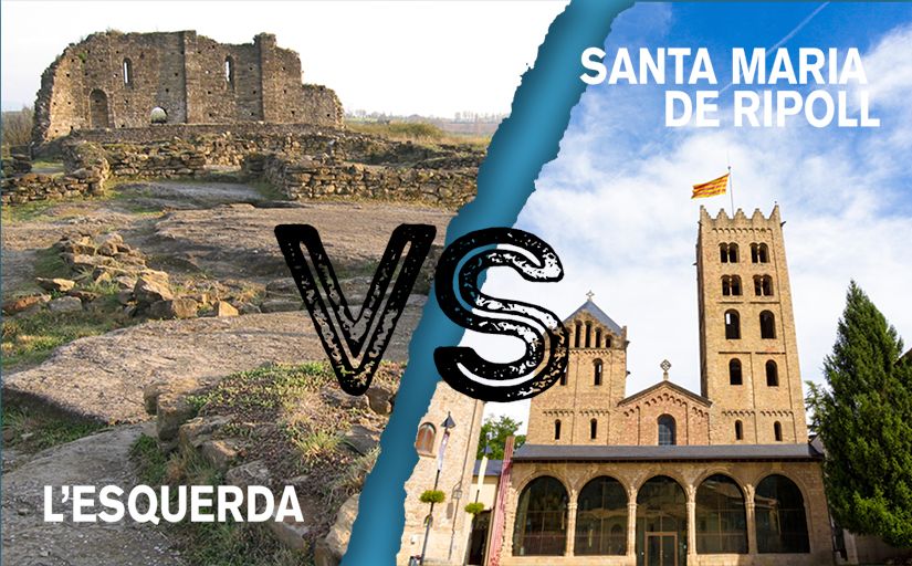 L'Esquerda i Santa Maria de Ripoll L'Esquerda i Santa Maria de Ripoll