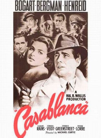 Cartell de la pel·lícula 'Casablanca' Cartell de la pel·lícula 'Casablanca'
