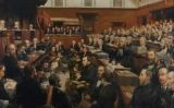 Escena del judici del cas Tichborne pintada per Frederick Sargent