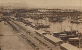 Imatge del moll de muralla, vers el 1888 Imatge del moll de muralla, vers el 1888