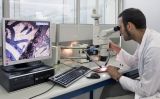Anàlisi del retaule de Sant Bartomeu al laboratori Anàlisi del retaule de Sant Bartomeu al laboratori