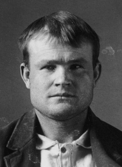 Retrat de la fitxa policial de Butch Cassidy de la presó de Laramie, a Wyoming (EUA) Retrat de la fitxa policial de Butch Cassidy de la presó de Laramie, a Wyoming (EUA)