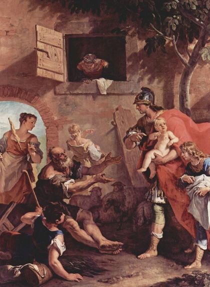 Quadre que mostra la infància de Cir II, el Gran Quadre que mostra la infància de Cir II, el Gran