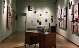 Una sala de l'exposició 'Azorín i Catalunya. De Joan Maragall a Lluís Companys', que es pot visitar al Palau Robert fins al 26 de maig