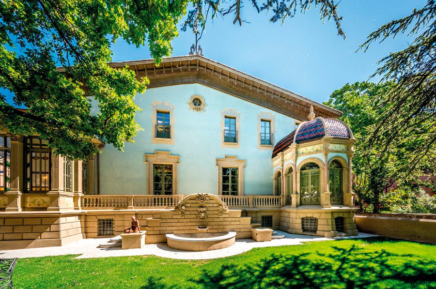 El jardí de la Casa Ricart de Vic El jardí de la Casa Ricart de Vic