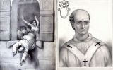 El papa Joan XII (dreta) i un dibuix que representa la seva mort extret del volum 1 del llibre 'Misteri del Vaticano o la Roma dei Papi' (1861) El papa Joan XII (dreta) i un dibuix que representa la seva mort extret del volum 1 del llibre 'Misteri del Vaticano o la Roma dei Papi' (1861)