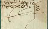 Signatura de Martí l'Humà Signatura de Martí l'Humà