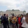 Alguns dels assistents al viatge SÀPIENS a Viena al Palau Belvedere