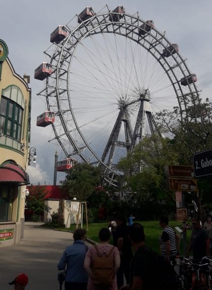 Roda de fira del Prater, a Viena Roda de fira del Prater, a Viena