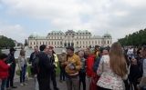 El grup al Palau Belvedere de Viena