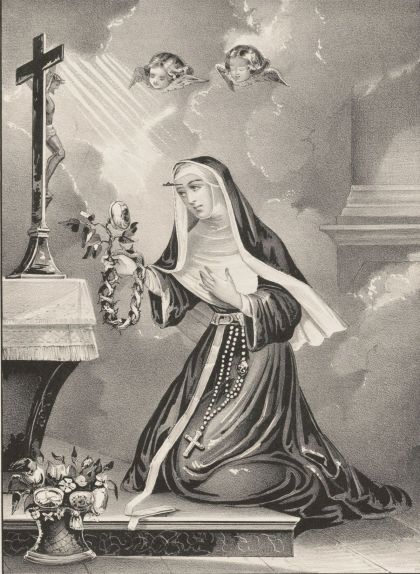 Litografia de Santa Rita de Càssia
