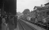 Ciutadans alemanys a l'estació de tren de Remagen l'any 1947
