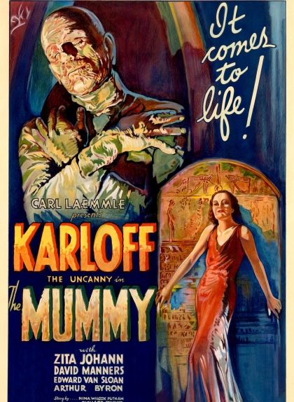 Cartell de la pel·lícula 'The Mummy' de l'any 1932 Cartell de la pel·lícula 'The Mummy' de l'any 1932