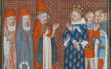 El rei de Sicília Carles d'Anjou i el papa Martí IV El rei de Sicília Carles d'Anjou i el papa Martí IV