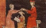 Miniatura medieval d'un acte d'homenatge