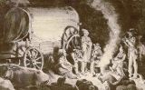 Caravana de bòers a Colònia del Cap el 1800s Caravana de bòers a Colònia del Cap el 1800s
