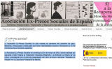 Captura de la pàgina web de l'associació Ex-Presos sociales de España Captura de la pàgina web de l'associació Ex-Presos sociales de España