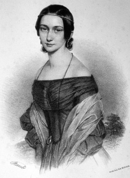 Retrat de Clara Wieck Retrat de Clara Wieck