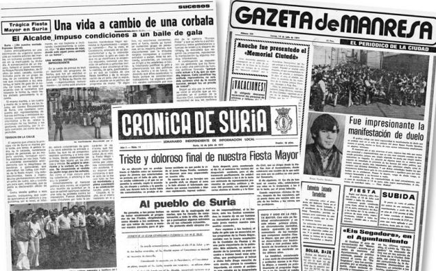 Noticias informando de la muerte de Roque Peralta Noticias informando de la muerte de Roque Peralta