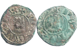 Dues monedes del segle XIV trobades a les fosses comunes targarines Dues monedes del segle XIV trobades a les fosses comunes targarines