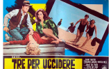 Cartell italià de 'La banda de los crisantemos', en què els extres que feien d'atracadors eren guàrdies civils Cartell italià de 'La banda de los crisantemos', en què els extres que feien d'atracadors eren guàrdies civils