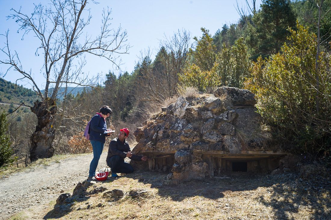 Un búnquer de la Línia Pirineu