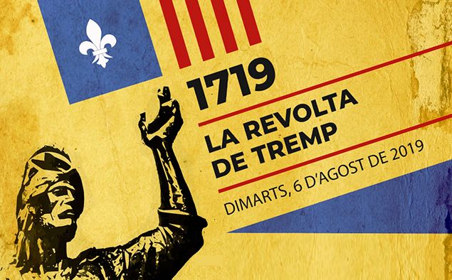 Detall del cartell de l'acte 'La revolta de Tremp'