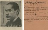 Foto de Pedro Urraca extreta de la fitxa policial que la policia francesa va fer-li després de la Segona Guerra Mundial Foto de Pedro Urraca extreta de la fitxa policial que la policia francesa va fer-li després de la Segona Guerra Mundial