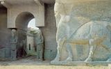Entrada al palau d'Assurnasirpal (Nimrud)