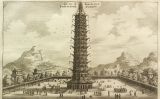 Il·lustració europea del 1665 de la torre de Porcellana de Nanquín