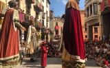 Els gegants de Solsona durant la Festa Major Els gegants de Solsona durant la Festa Major