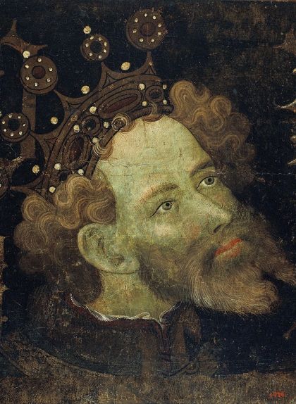 Retrat atribuït a Pere el Cerimoniós, obra de Jaume Mateu Retrat atribuït a Pere el Cerimoniós, obra de Jaume Mateu