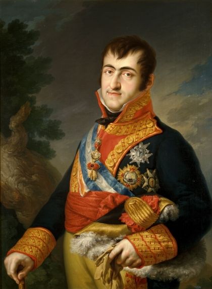 Retrat de Ferran VII fet pel pintor Vicent López Portaña Retrat de Ferran VII fet pel pintor Vicent López Portaña