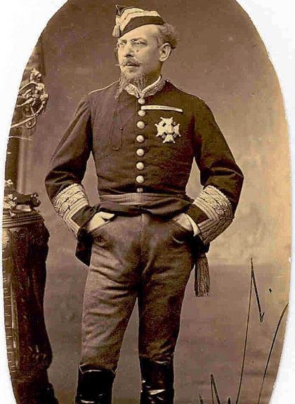 Fotografia del general Pavía anterior al 1895