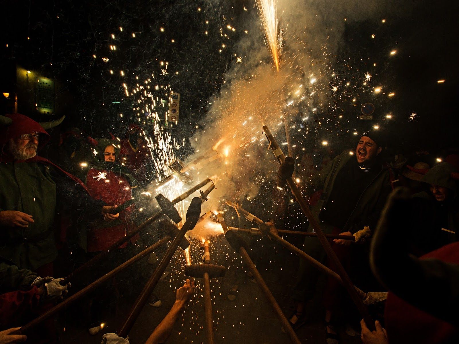 Correfoc de la Festa Major de Caldes de Montbui