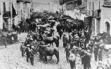 La fira de bestiar de Salàs a finals dels anys cinquanta