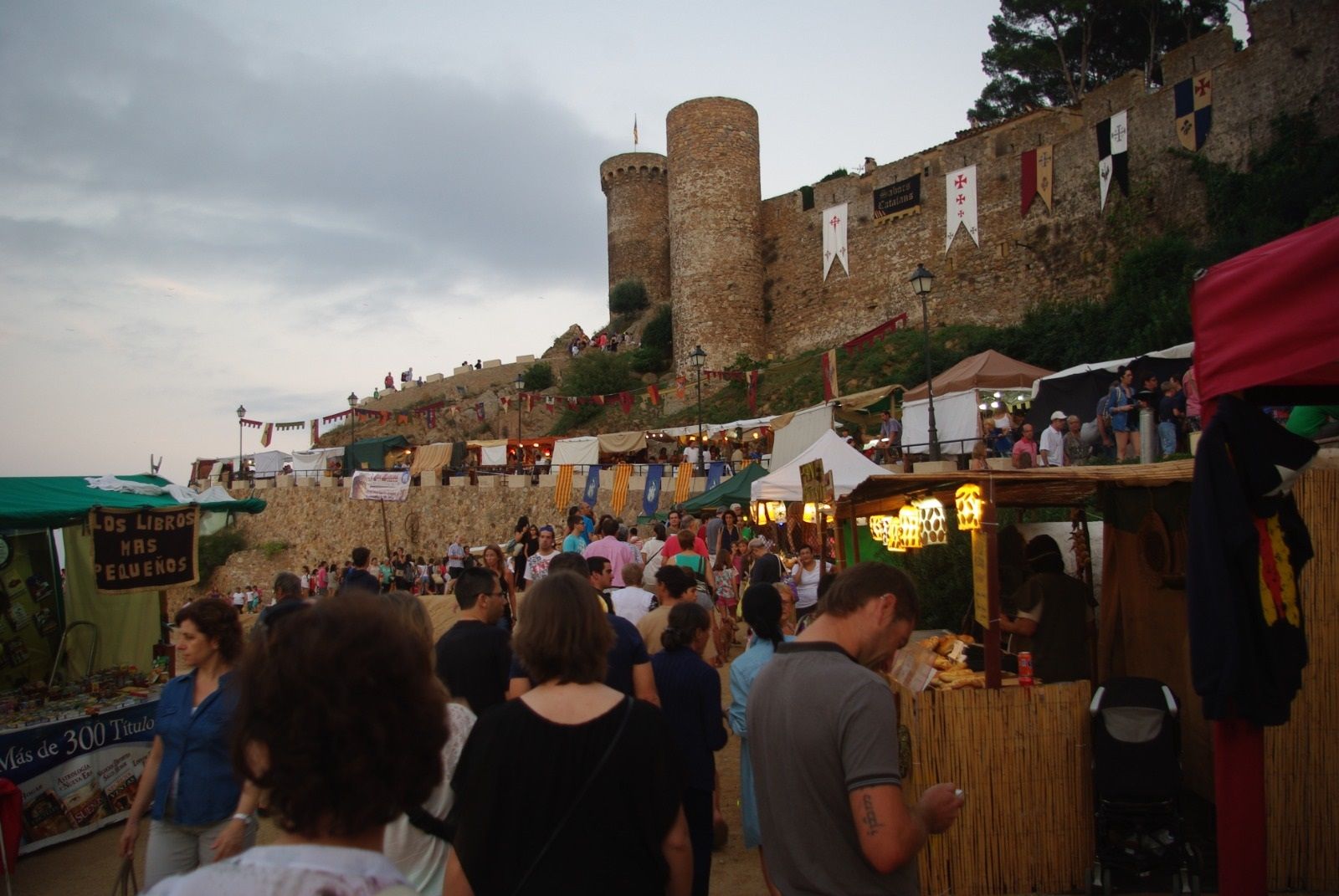 Imatge de l'edició 2018 de la Fira Medieval de Tossa de Mar