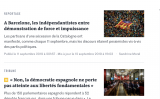 Notícies sobre Catalunya al web de 'Le Monde'