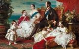 'La família de la reina Victòria', quadre del pintor Franz Xaver Winterhalter