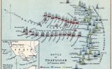 La innovadora tàctica de l'almirall Nelson consistia en dividir la flota francoespanyola en tres parts La innovadora tàctica de l'almirall Nelson consistia en dividir la flota francoespanyola en tres parts