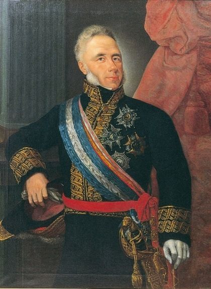 Retrat del 1858 de Francisco Espoz y Mina fet per José Vallespín y Aibar Retrat del 1858 de Francisco Espoz y Mina fet per José Vallespín y Aibar