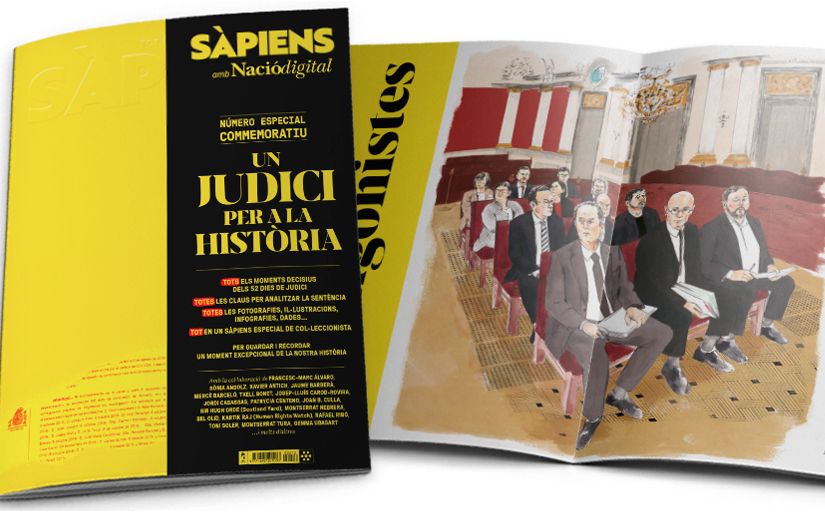 Una de les pàgines de l'especial 'Un Judici per a la Història'