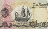 Bitllet d'Irlanda del Nord de 10 Lliures on apareix una nau de l'Armada Invencible, la 'Girona' Bitllet d'Irlanda del Nord de 10 Lliures on apareix una nau de l'Armada Invencible, la 'Girona'