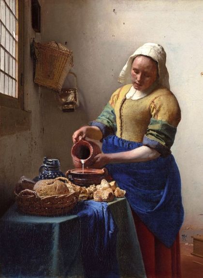 'La lletera', de Johannes Vermeer (c. 1660) 'La lletera', de Johannes Vermeer (c. 1660)