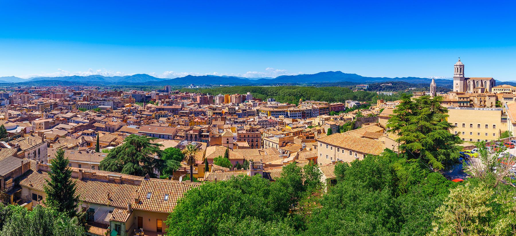 Vista aèria de Girona