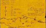 Un dels mapes que els guerrillers reclutats per Francesc Macià per al complot de Prats de Molló duien per orientar-se a la frontera
