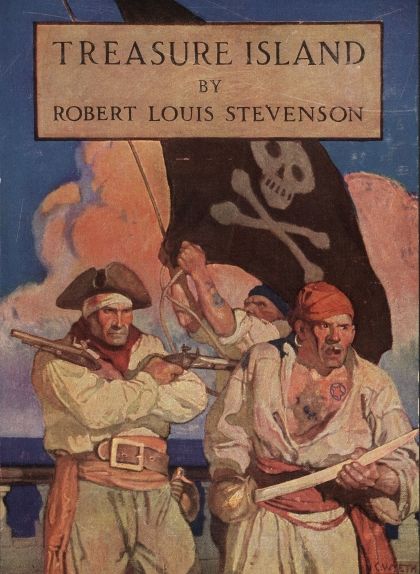 Portada de 'L'illa del tresor', de Robert Louis Stevenson Portada de 'L'illa del tresor', de Robert Louis Stevenson